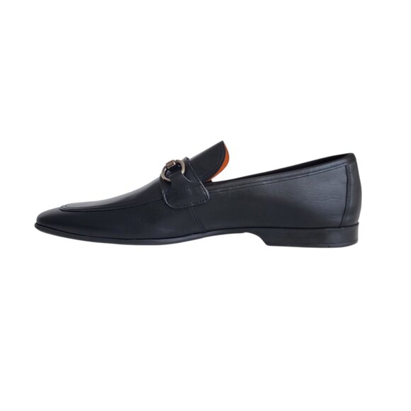 Magnanni Leather Bit Loafers in Black Men's Size 10.5 - Picture 3 of 9